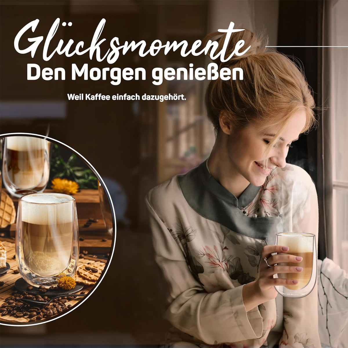 Doppelwandige Gläser MILAN Kombi-Set (8-teilig)