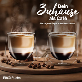 espressotassen espresso tassen set espresso gläser espressotassen glas doppelwandig espressotasse espresso glas espresso cup espresso glas doppelwandig thermogläser doppelwandige gläser cortado gläser 80ml 100ml elbfuchs Milan