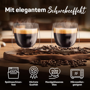 espressotassen espresso tassen set espresso gläser espressotassen glas doppelwandig espressotasse espresso glas espresso cup espresso glas doppelwandig thermogläser doppelwandige gläser cortado gläser 80ml 100ml elbfuchs Milan