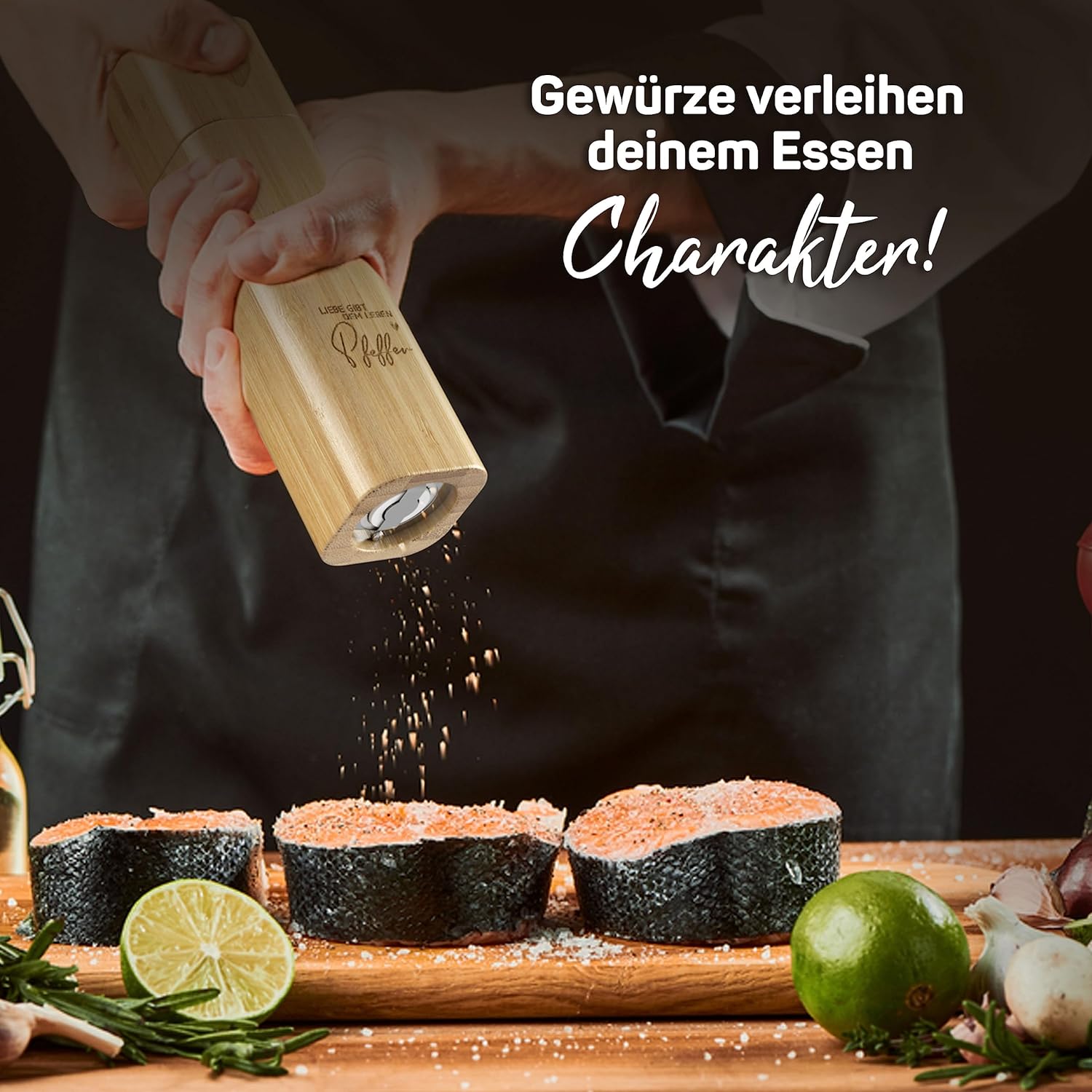 Salz- und Pfeffermühle Holz