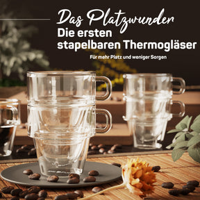 Stapelbare Espressotassen