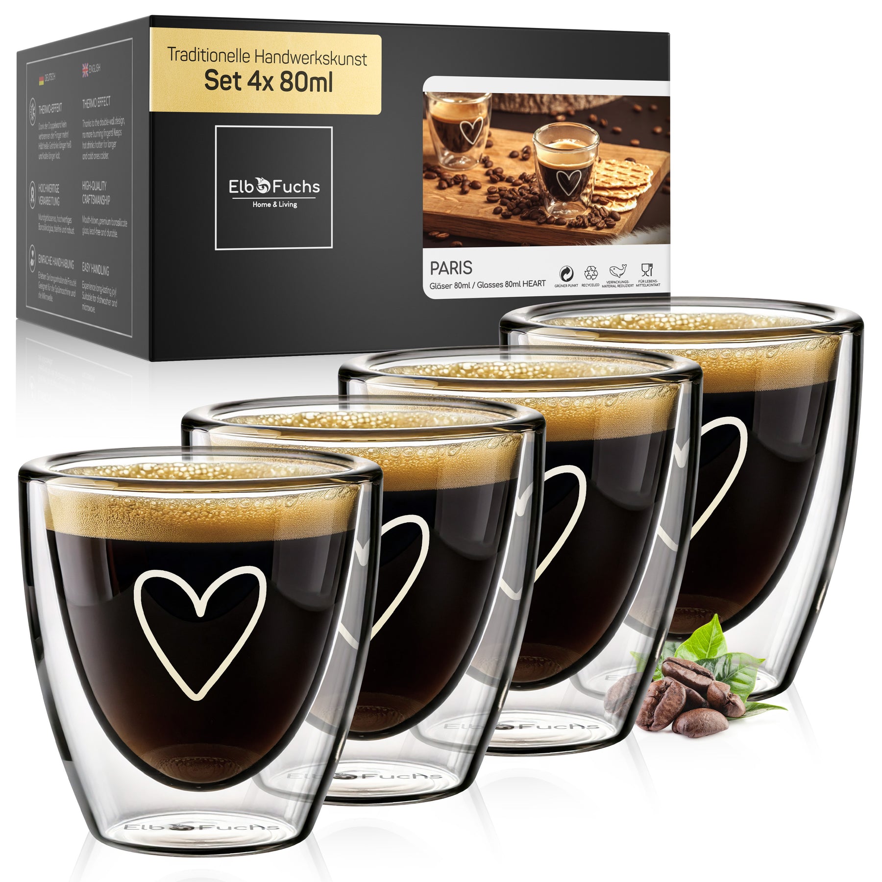 Espresso Gläser [PARIS 80ml]