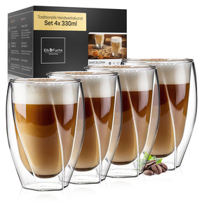 Latte Macchiato Gläser doppelwandig [BARCELONA 330ml]
