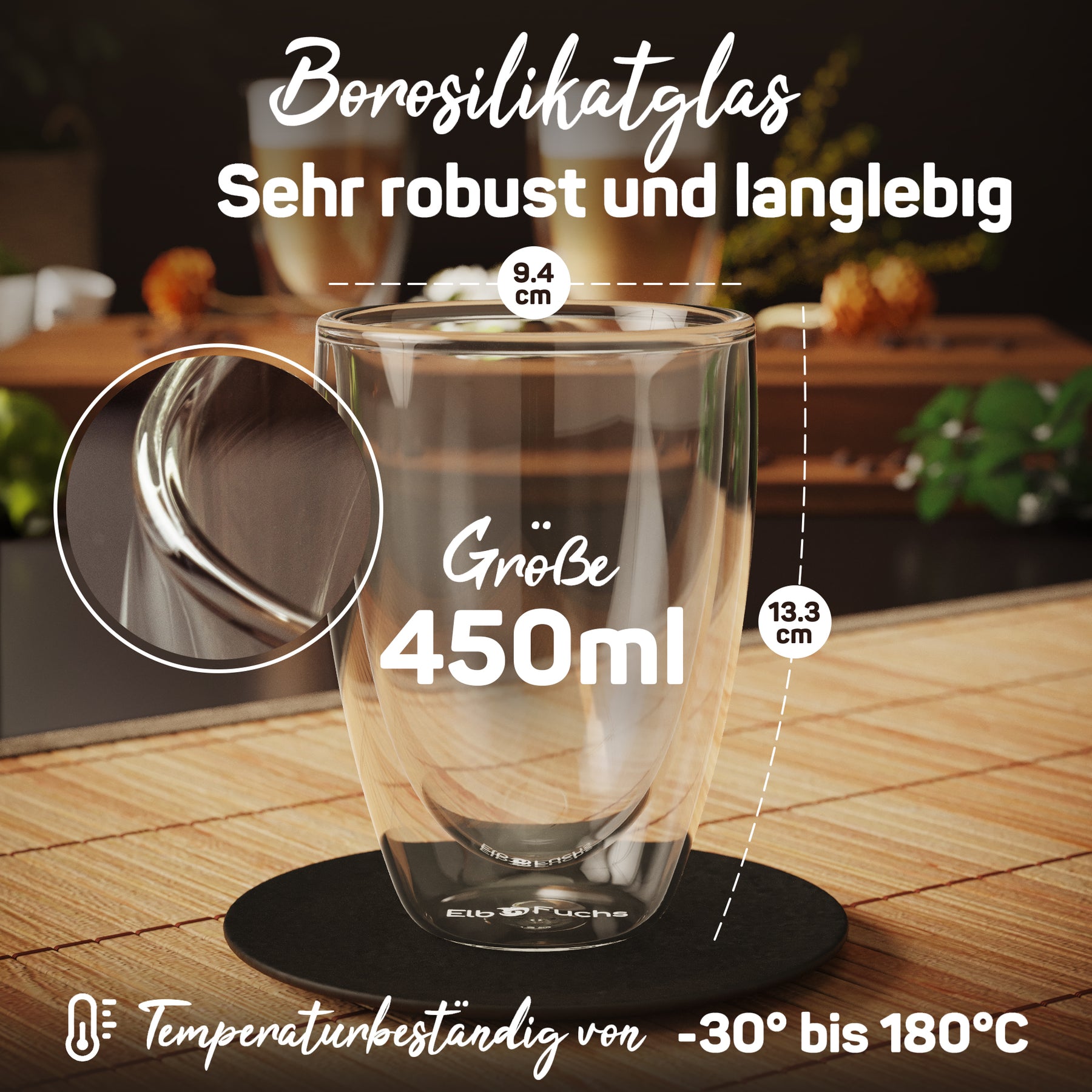 Doppelwandige Gläser VIENNA Kombi-Set (12-teilig)