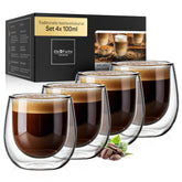 Double-walled espresso glasses [MILAN 100ml] 