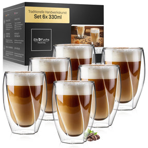 Latte Macchiato Gläser doppelwandig [BARCELONA 330ml]