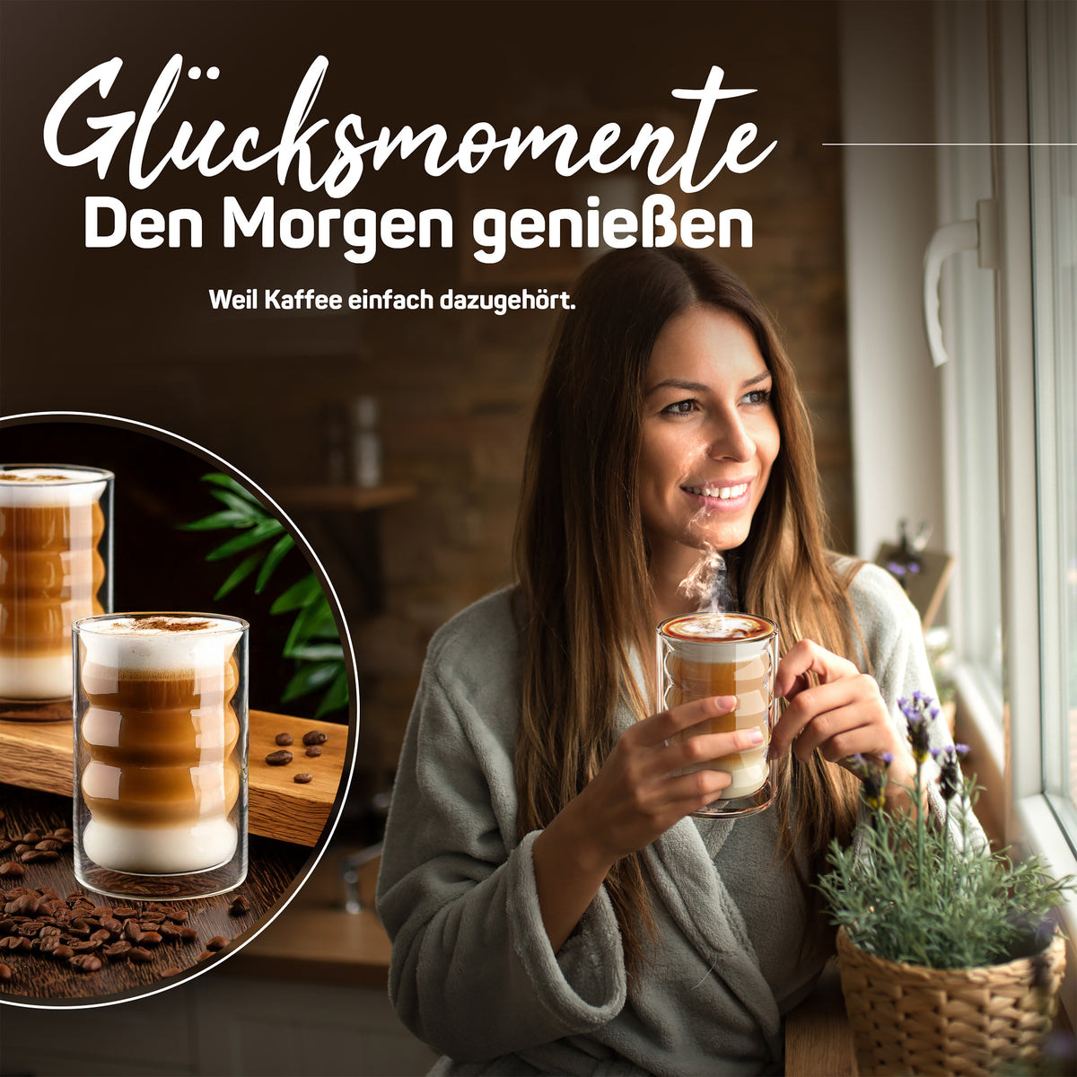 Latte Macchiato Gläser doppelwandig [LISBON 400ml]