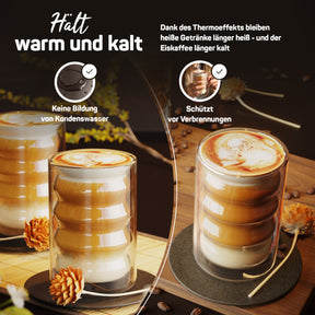 Latte Macchiato Gläser doppelwandig [LISBON 400ml]