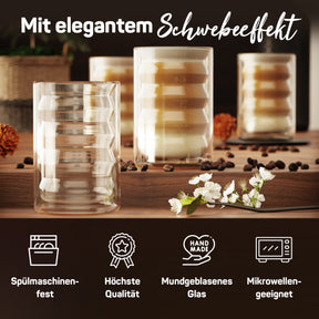 Latte Macchiato Gläser doppelwandig [LISBON 400ml]