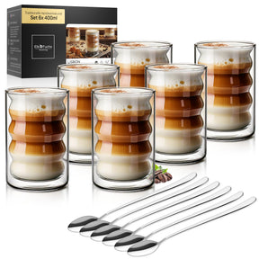 Latte Macchiato Gläser doppelwandig [LISBON 400ml]