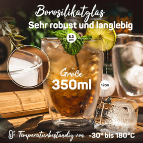 Doppelwandige Gläser VIENNA Kombi-Set (12-teilig)