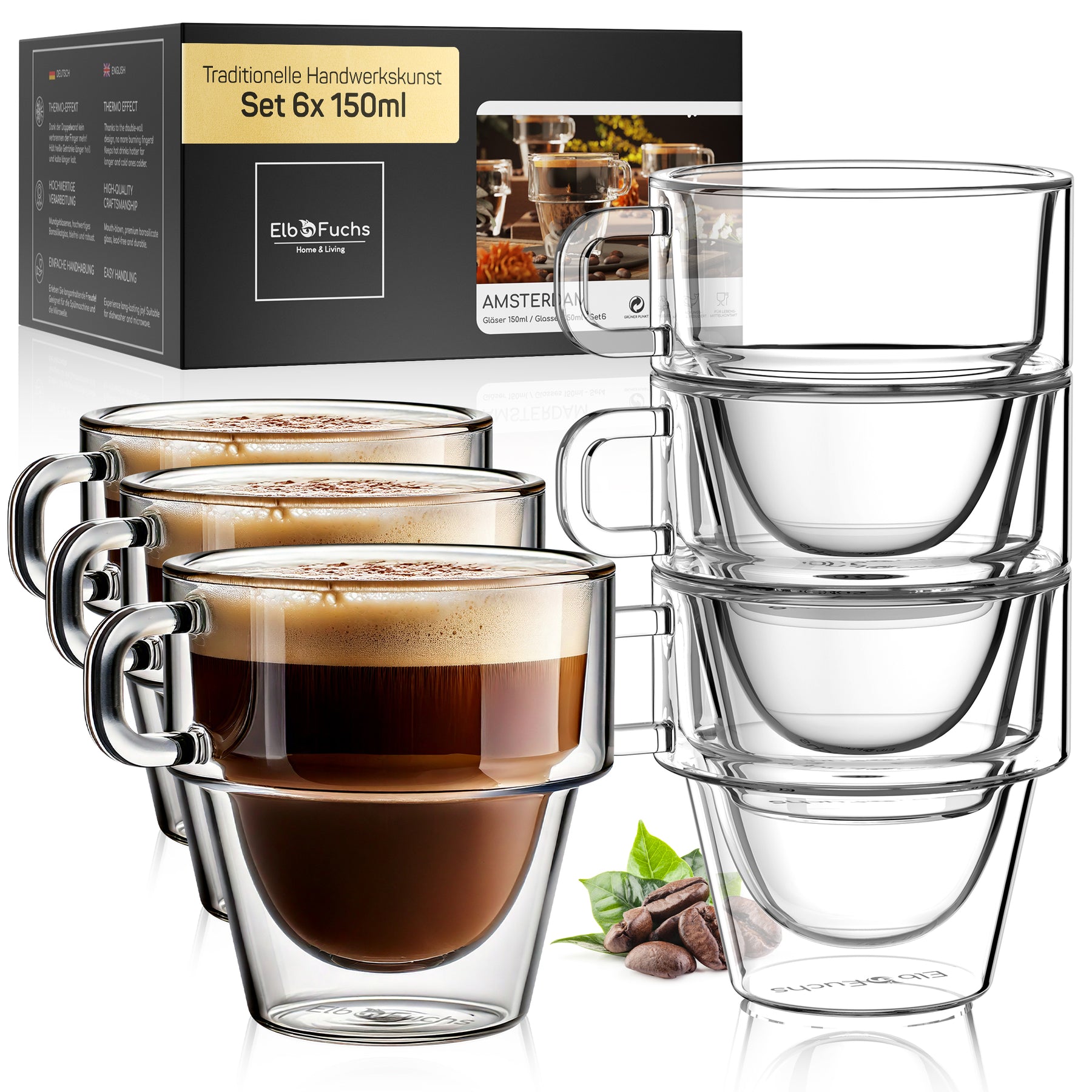 Espresso Gläser [AMSTERDAM 150ml]