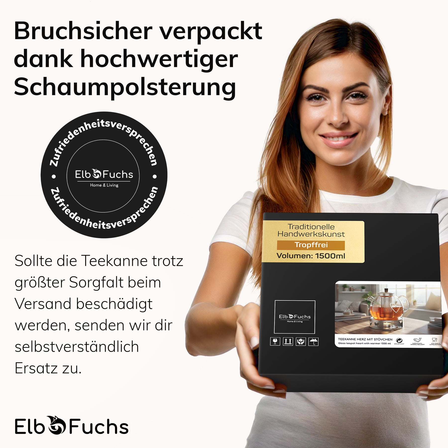 Doppelwandige Gläser & Teekanne PARIS Kombi-Set (5-teilig)