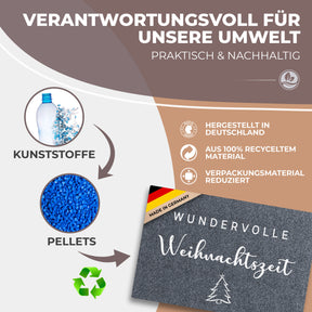 Fußmatte Velour - Weihnachten