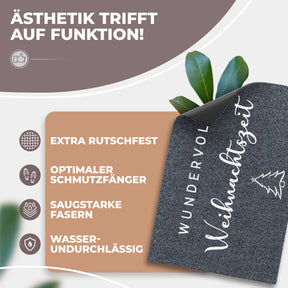 Fußmatte Velour - Weihnachten