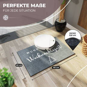 Fußmatte Velour - Weihnachten