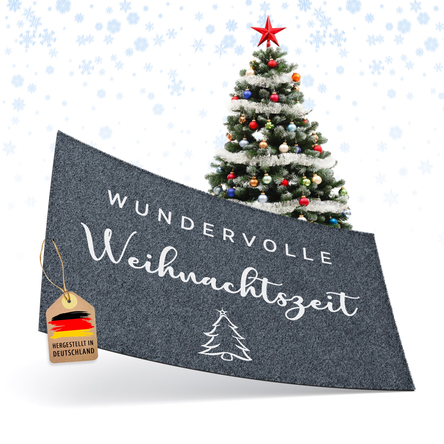 Fußmatte Velour - Weihnachten