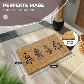 Fußmatte Kokos - Weihnachten