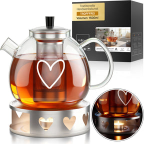 Teekanne mit Stövchen