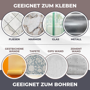 Toilettenpapierhalter mit Ablage