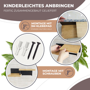 Toilettenpapierhalter mit Ablage