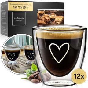 Espresso glasses double-walled [PARIS 80ml]