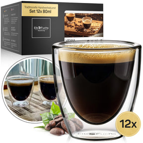 Espresso glasses double-walled [VIENNA 80ml] 