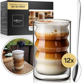 Latte Macchiato Gläser doppelwandig [LISBON 400ml]