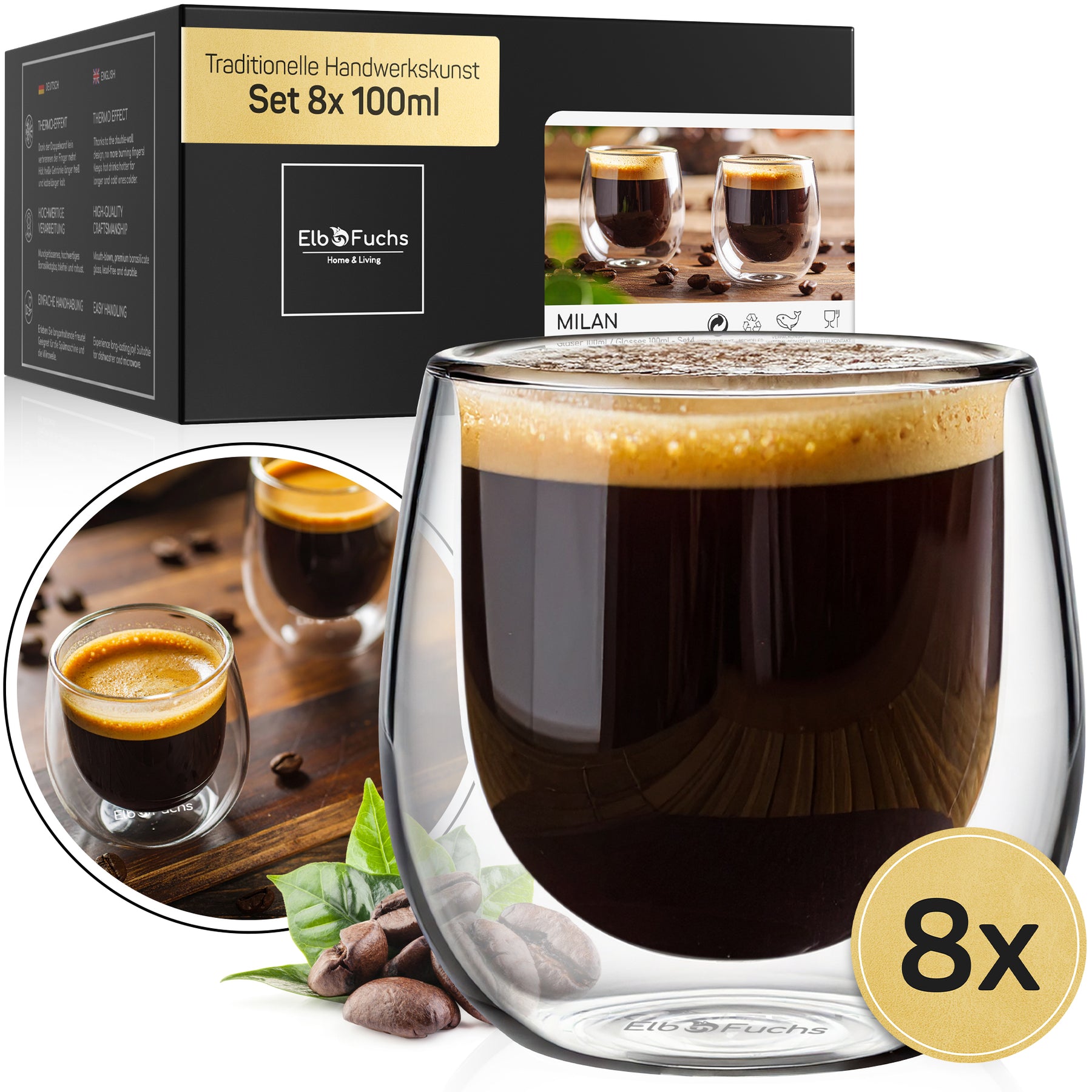Espresso Gläser [MILAN 100ml]