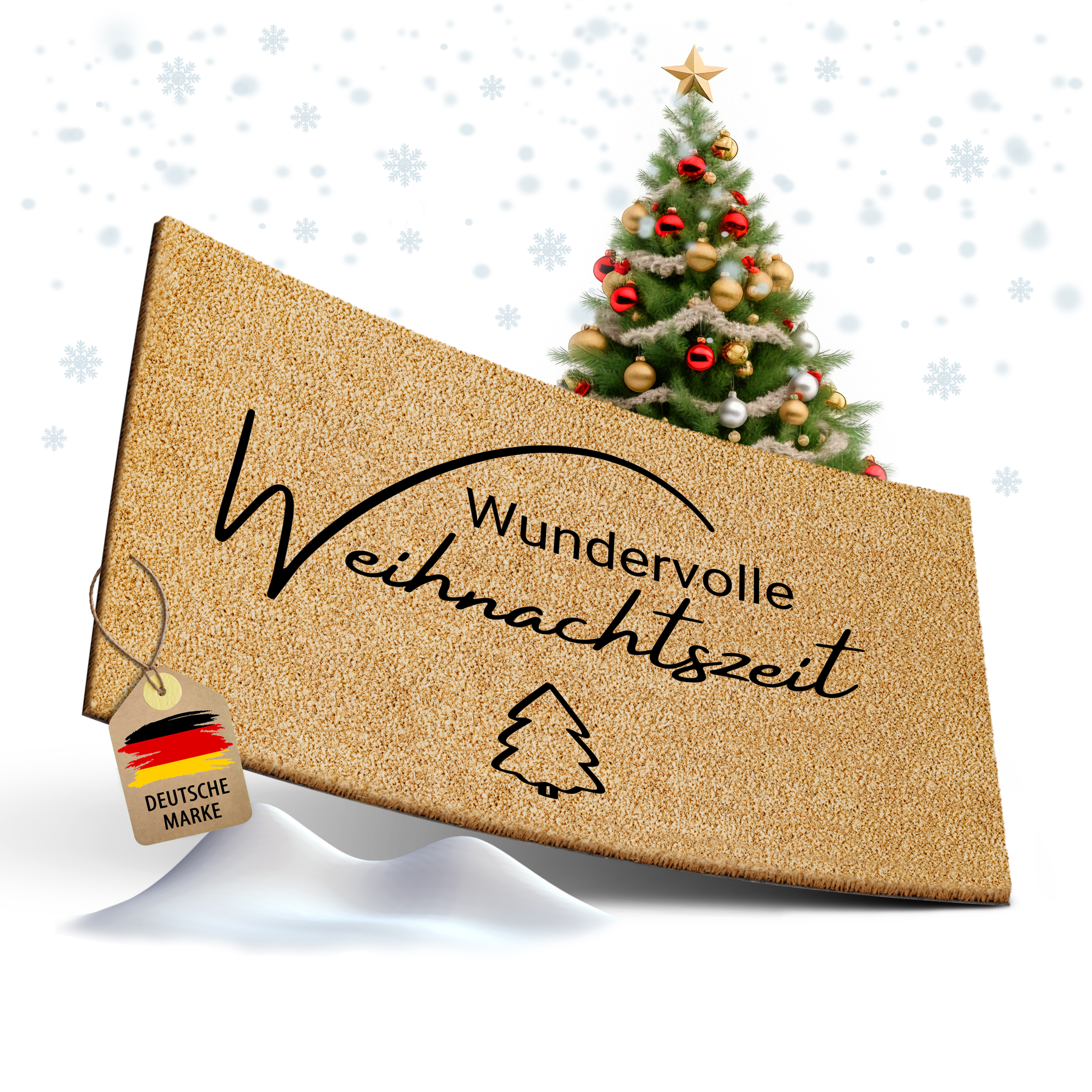 Fußmatte Kokos - Weihnachten