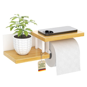 Toilettenpapierhalter mit Ablage