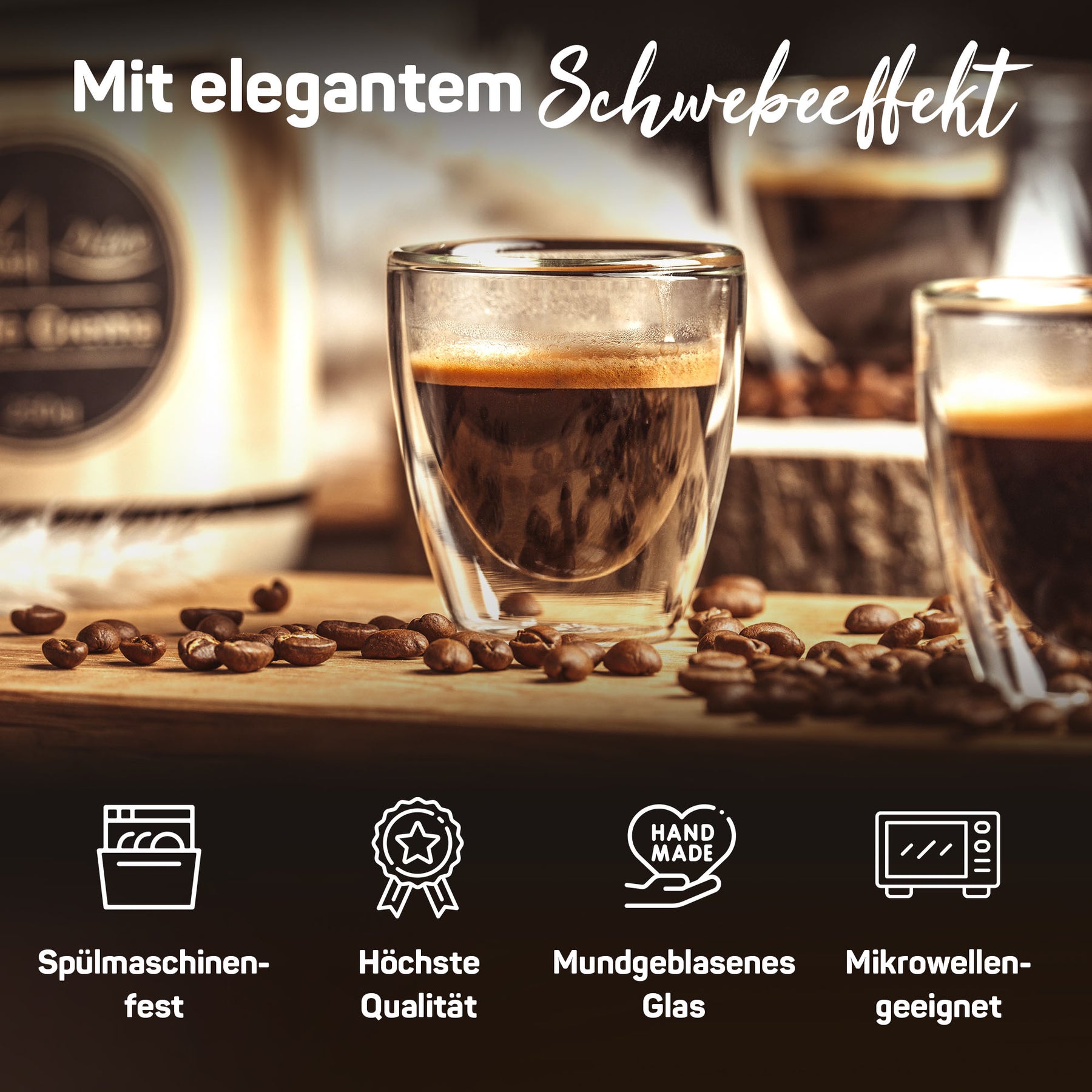 espressotassen espresso tassen set espresso gläser espressotassen glas doppelwandig espressotasse espresso glas espresso cup espresso glas doppelwandig thermogläser doppelwandige gläser cortado gläser 80ml 100ml elbfuchs vienna