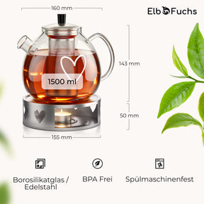 Teekanne mit Stövchen